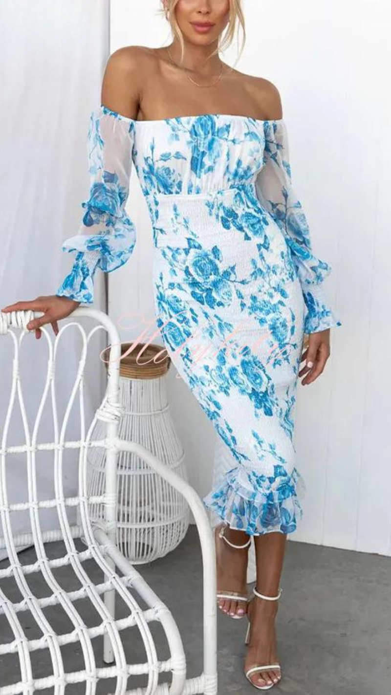 Luxe Midi-Kleid für Damen