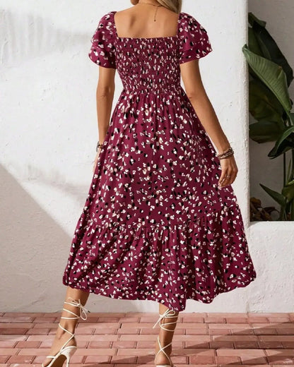 Damen Midikleid elegant gestylt für Alltag oder festliche Anlässe