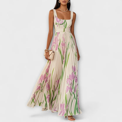 Fließendes Maxikleid aus Chiffon