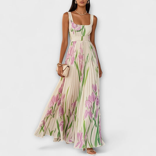 Fließendes Maxikleid aus Chiffon