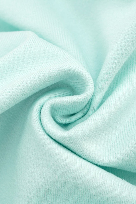 Rückansicht des Damen Neckholder Crop Tops in Mint