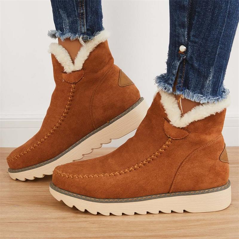 Knöchelhohe Stiefeletten für Damen mit bequemem Einstieg