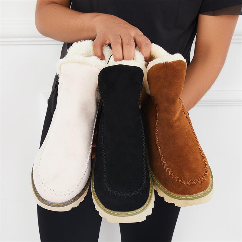 Gefütterte Damenstiefeletten als warme Schuhe für Herbst und Winter