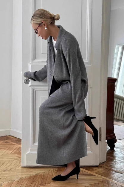 Vielseitig kombinierbares Damen-Strickset für stilvolle Looks