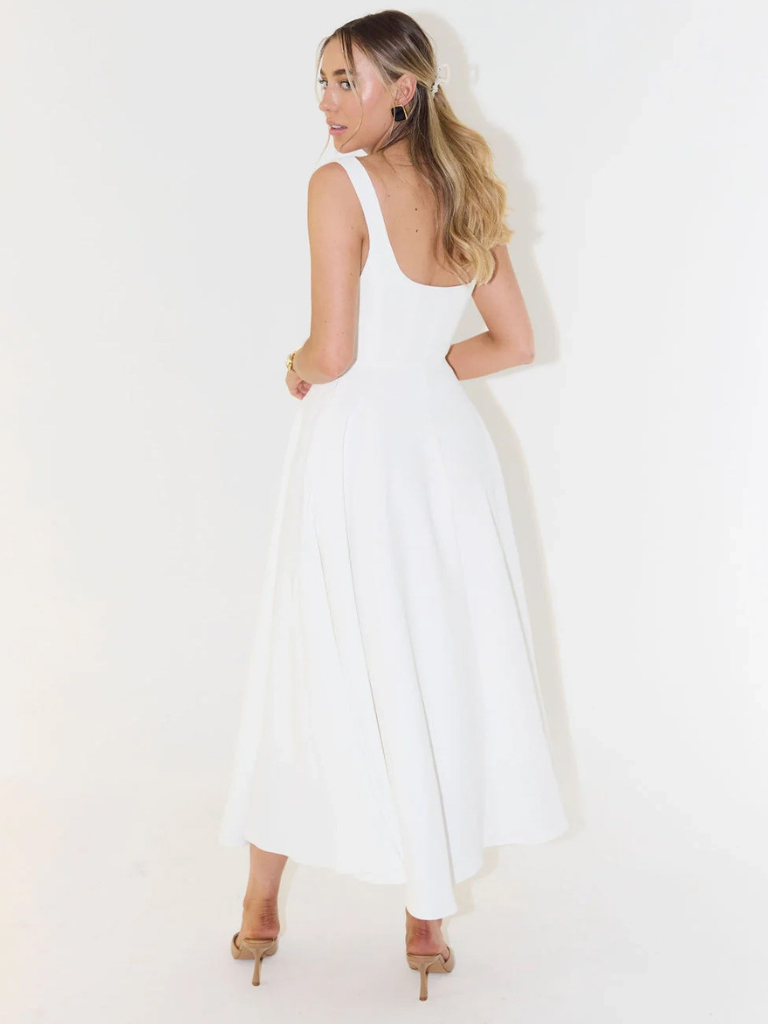 Klassisches Midikleid für Damen