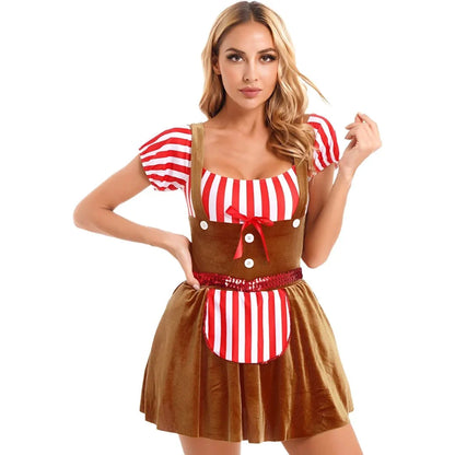 Dirndl-Kleid für Damen in verschiedenen Größen von S bis 2XL