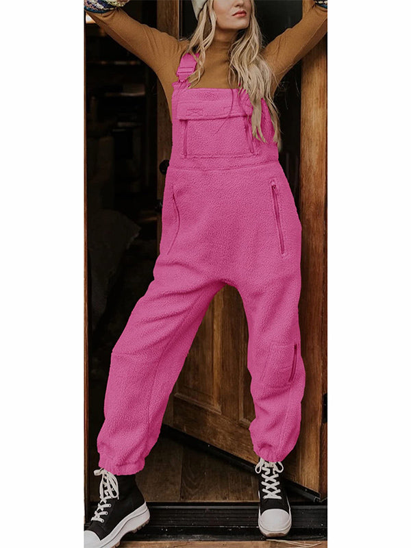 Helena™ Women's Thermal Fleece Jumpsuit with Zippered Pockets [Last Day Discount] 