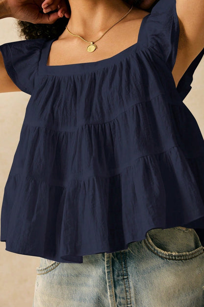 Damen Ärmellose Bluse mit lockerem Schnitt als vielseitiges Sommeroberteil