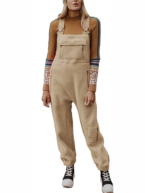 Helena™ Women's Thermal Fleece Jumpsuit with Zippered Pockets [Last Day Discount] 