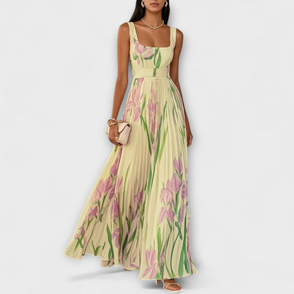 Fließendes Maxikleid aus Chiffon