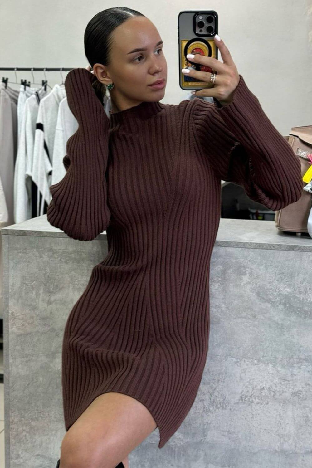 Thermokleid aus Baumwollmischung kurz