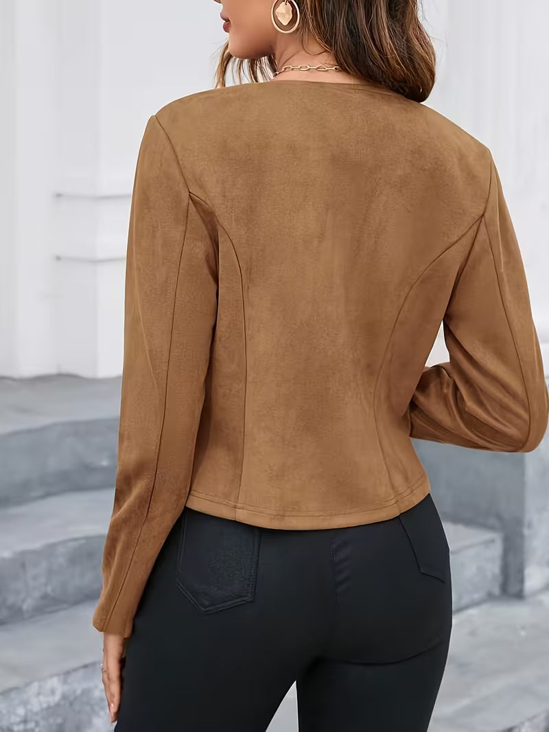 Kombinierbare Jacke mit Reißverschluss für den Alltag
