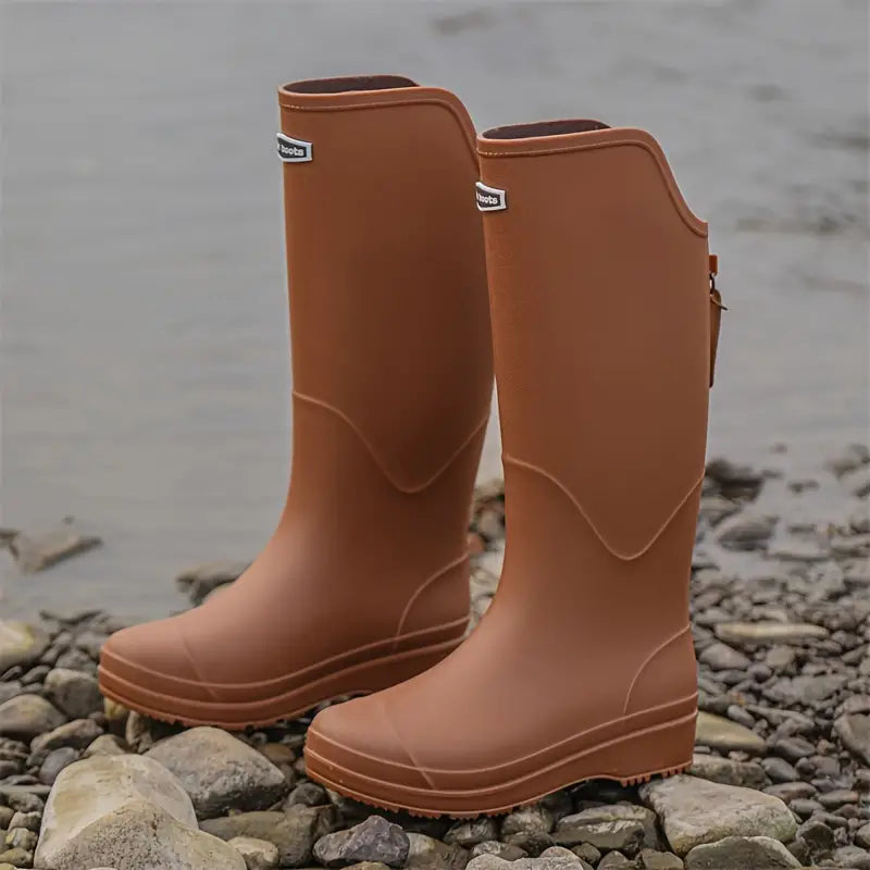 Damen-Gummistiefel mit hohem Schaft für zuverlässigen Regenschutz