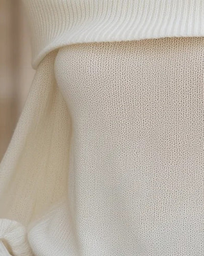 Damenpullover im eleganten Off-Shoulder-Stil für modische Alltagslooks