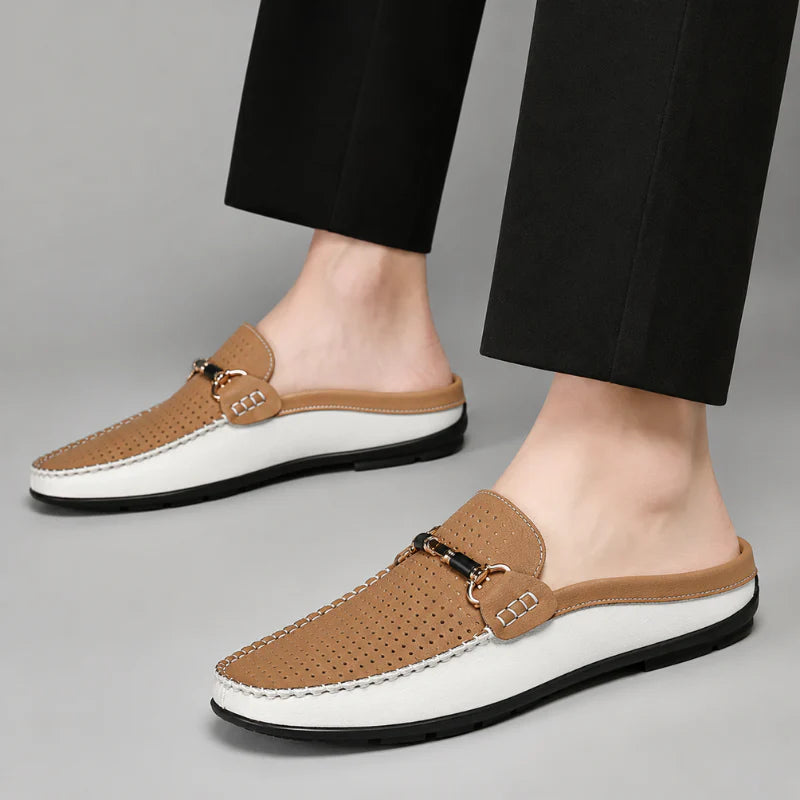 Herren Slipper in schlichtem Alltagsdesign, leicht und bequem zu tragen