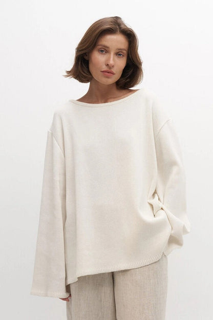 Rückenfreier Pullover für moderne und feminine Outfits