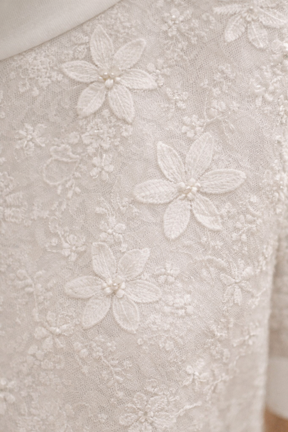 Bluse mit kurzem Arm und Blumenmuster für Damen