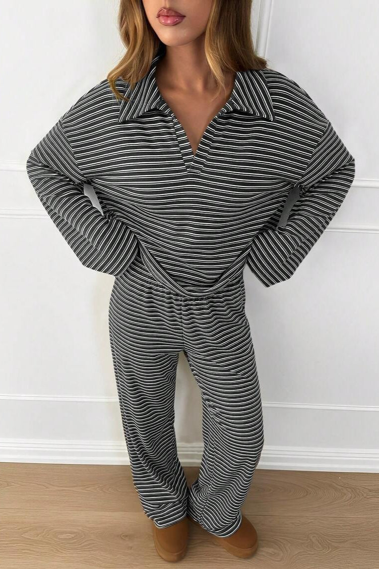 Loungewear-Set für Damen mit Oberteil und passender Loungehose