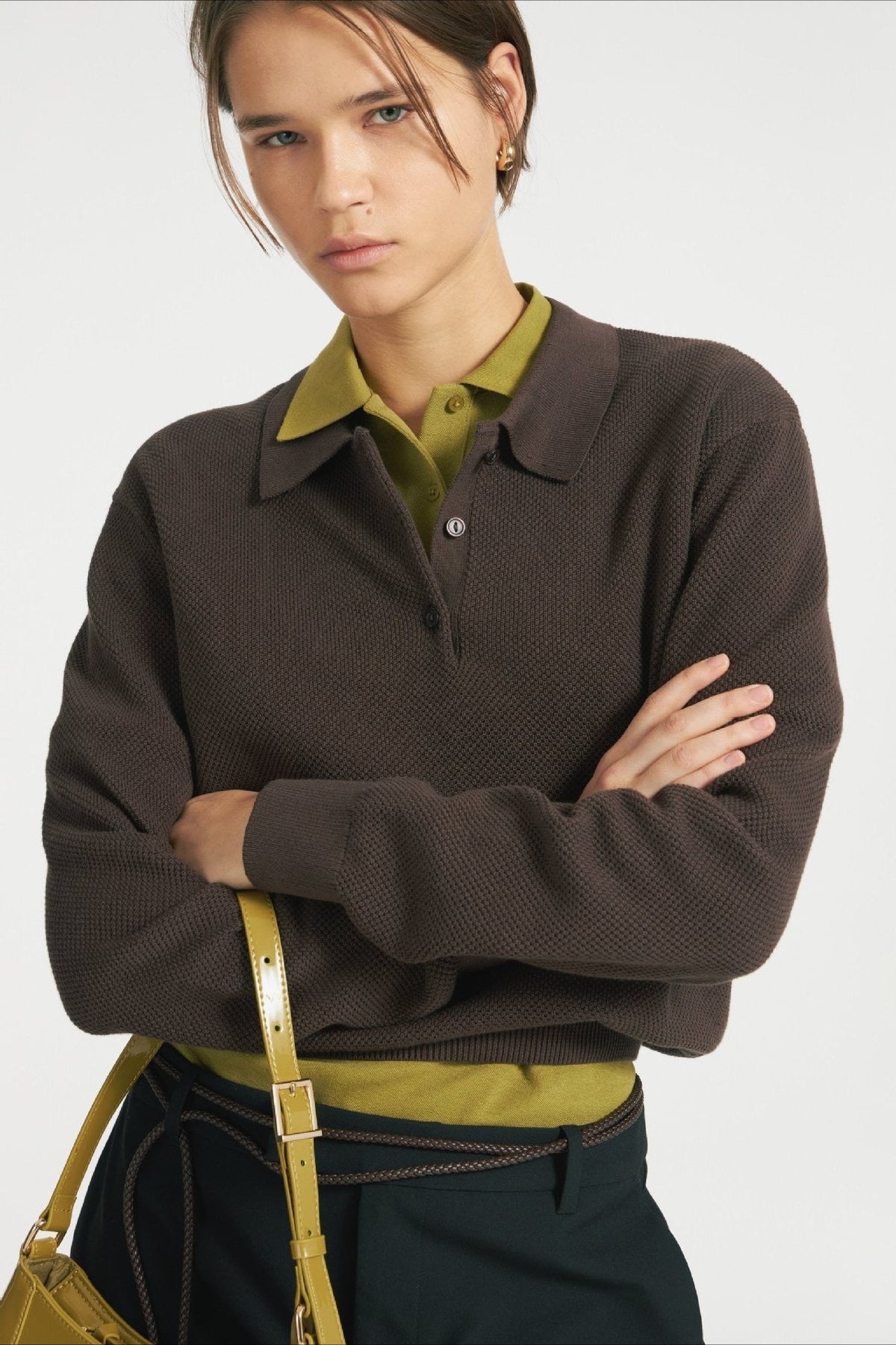 Polo-Strickpullover für Herren mit klassischem Polokragen