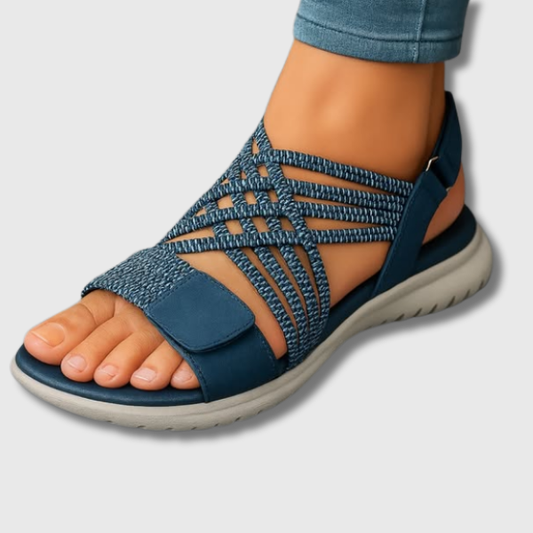 Leichte und bequeme Damen Sandalen in schlichtem Design für den Alltag