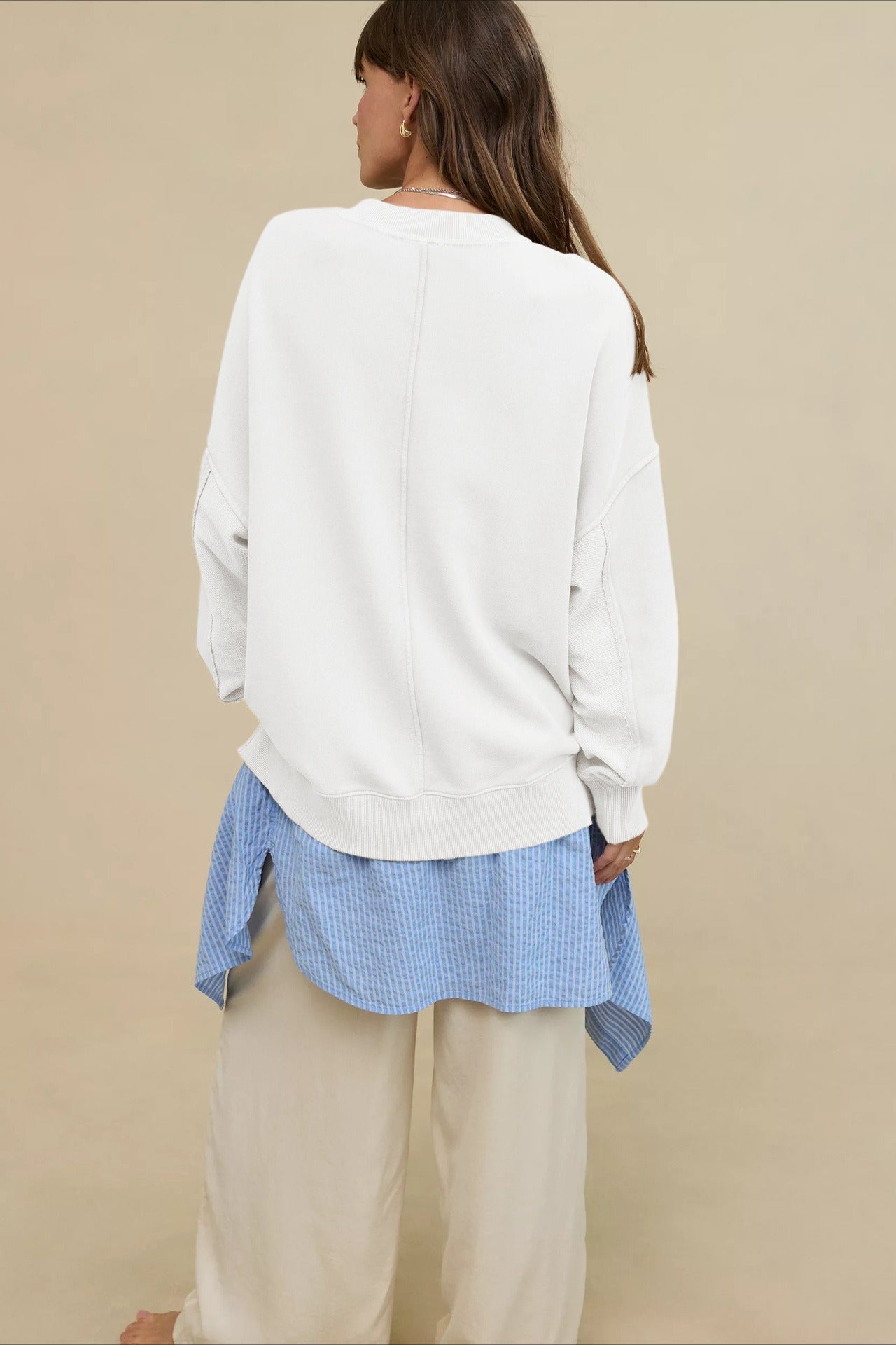 Bequemes Damen Oversize Sweatshirt für Alltag und Freizeit
