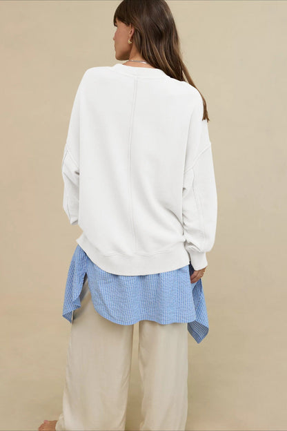 Bequemes Damen Oversize Sweatshirt für Alltag und Freizeit
