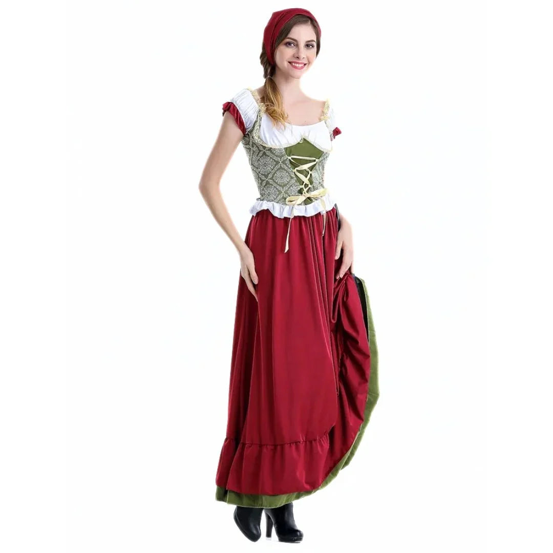 Damen-Dirndl als festliches Trachtenkleid für Volksfeste