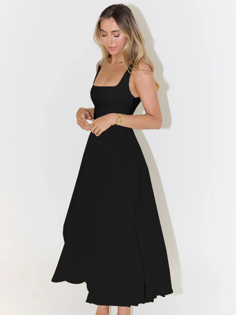 Klassisches Midikleid für Damen