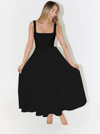 Klassisches Midikleid für Damen