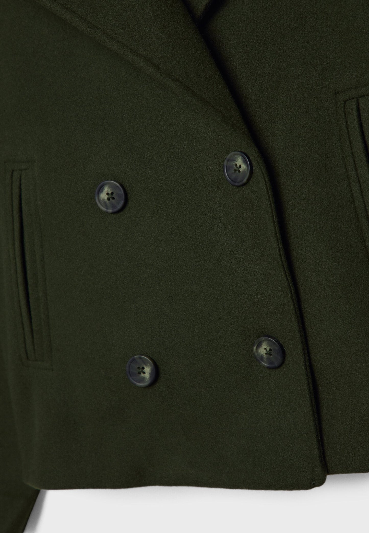 Stylish double-breasted short jacket 