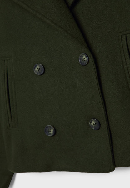 Stylish double-breasted short jacket 