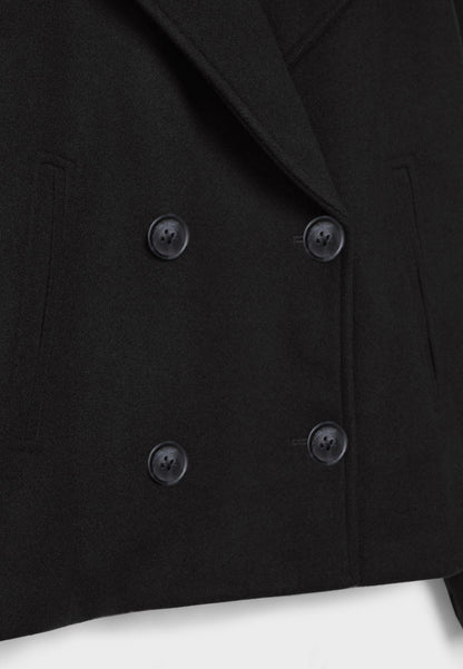 Stylish double-breasted short jacket 