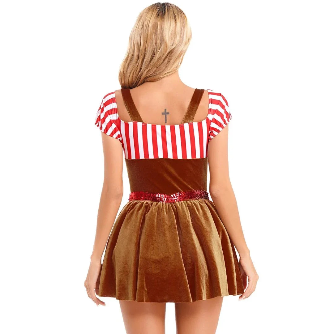 Traditionelles Damenkleid als bayerische Tracht