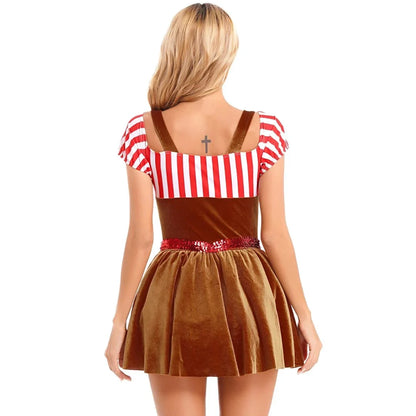 Traditionelles Damenkleid als bayerische Tracht