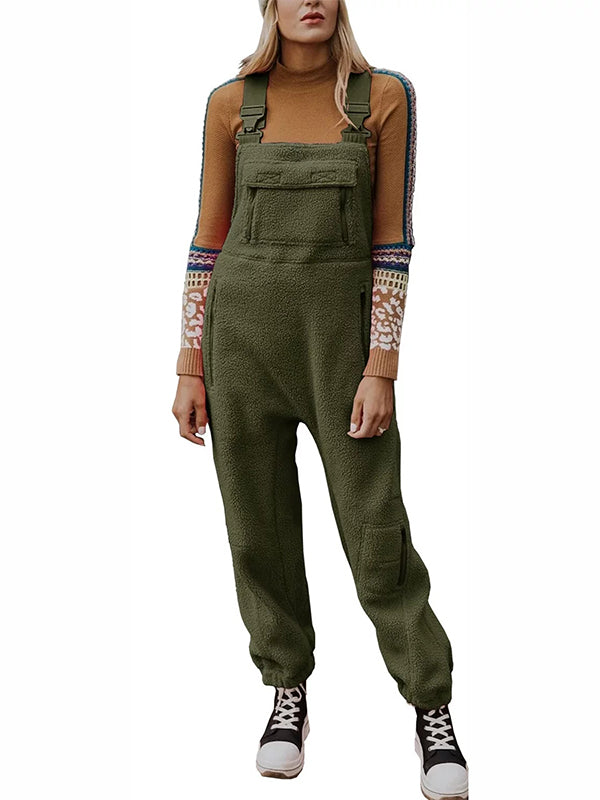 Helena™ Women's Thermal Fleece Jumpsuit with Zippered Pockets [Last Day Discount] 