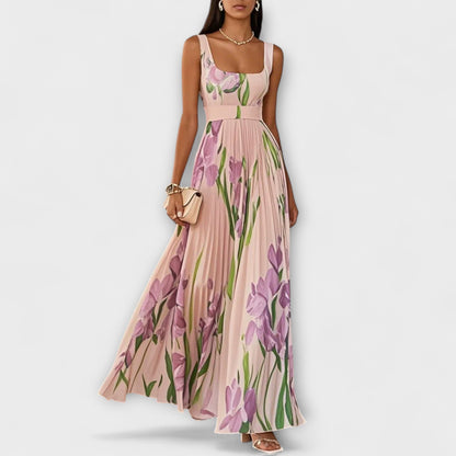 Fließendes Maxikleid aus Chiffon