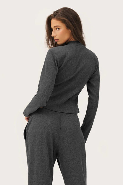 Zweiteiliges Strickoutfit für Büro, Freizeit und Alltag