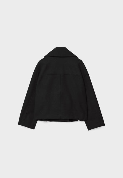 Stylish double-breasted short jacket 