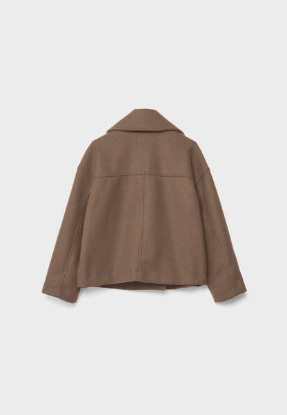Stylish double-breasted short jacket 