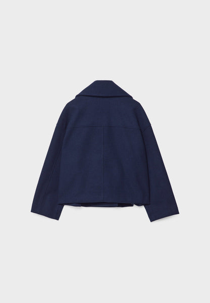 Stylish double-breasted short jacket 