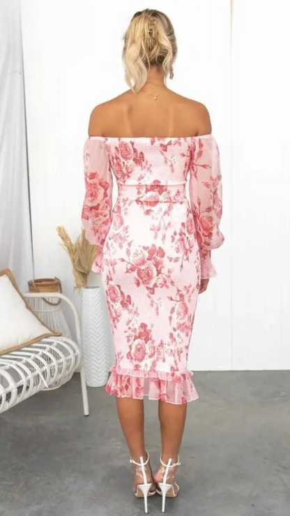 Luxe Midi-Kleid für Damen