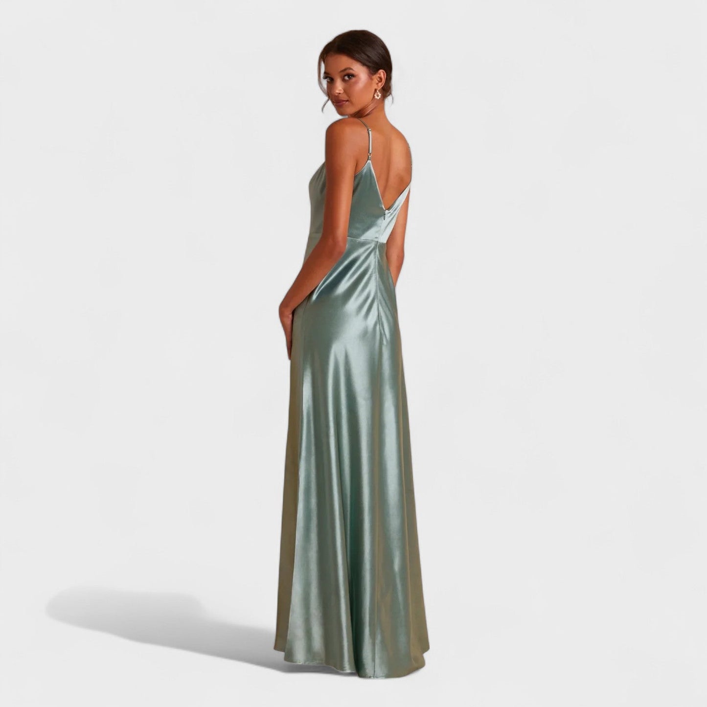 Lúcia Satin Slip-Kleid
