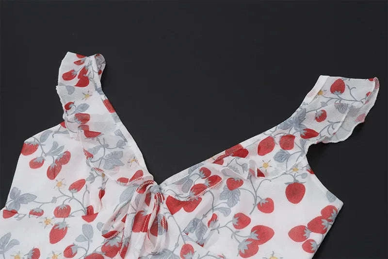 Florales Maxikleid mit tiefem Rückenausschnitt für den Sommer