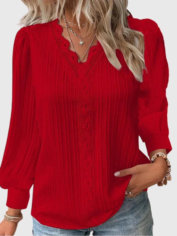 ChicAura - Elegante Pullover-Bluse