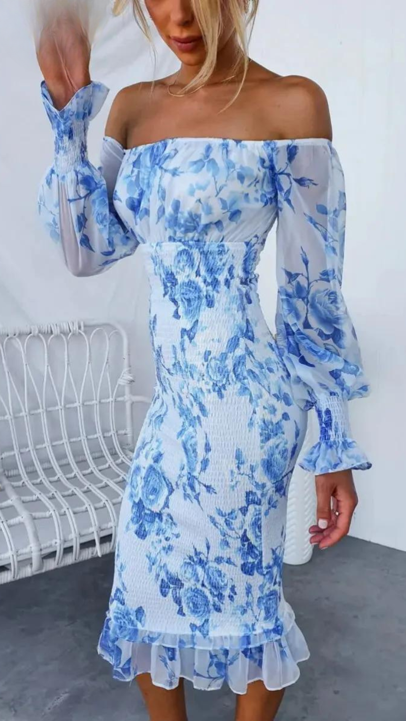 Luxe Midi-Kleid für Damen