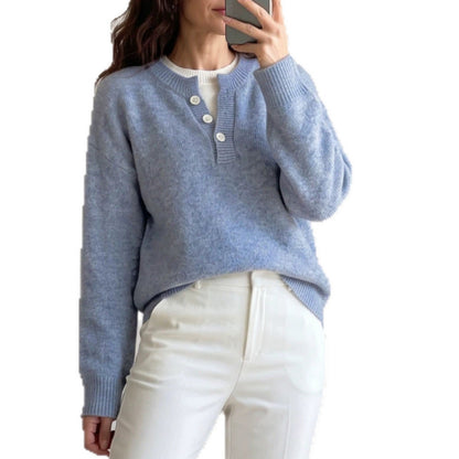 Damen-Strickpullover in einer entspannten, alltagstauglichen Passform