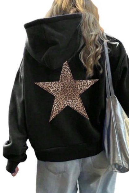 Bequemer Damen Pullover mit Sternprint für Freizeitlooks