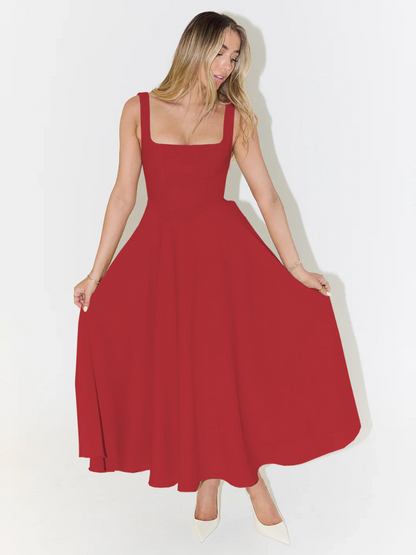 Klassisches Midikleid für Damen