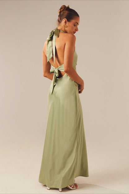 Elegantes figurbetontes Maxikleid für Damen in voller Länge