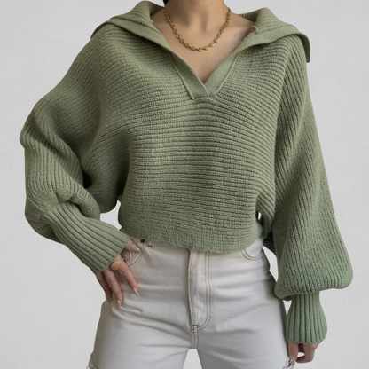 Damenpullover für Damen mit klassischem V-Ausschnitt